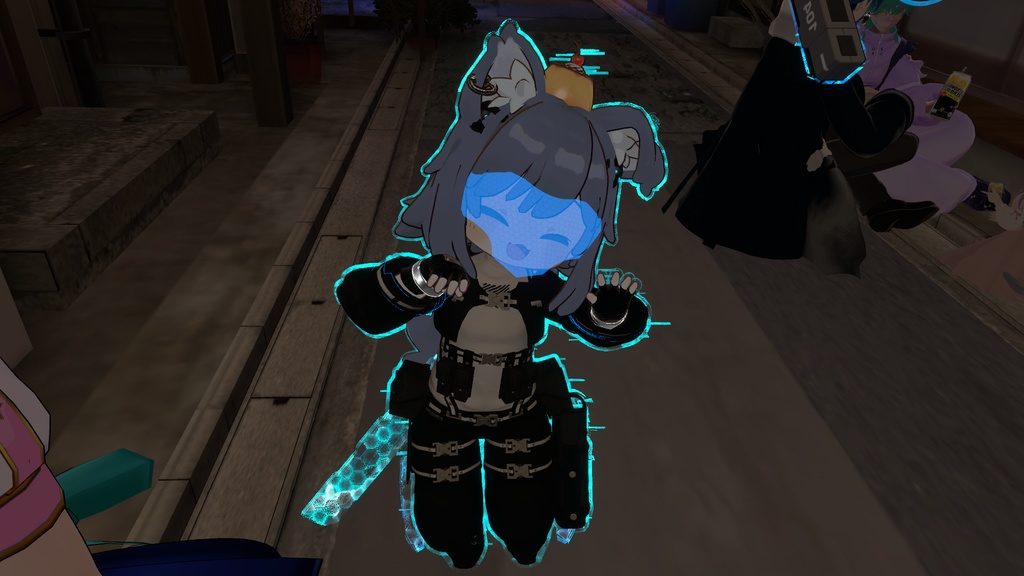 ノイズホログラムシェーダー