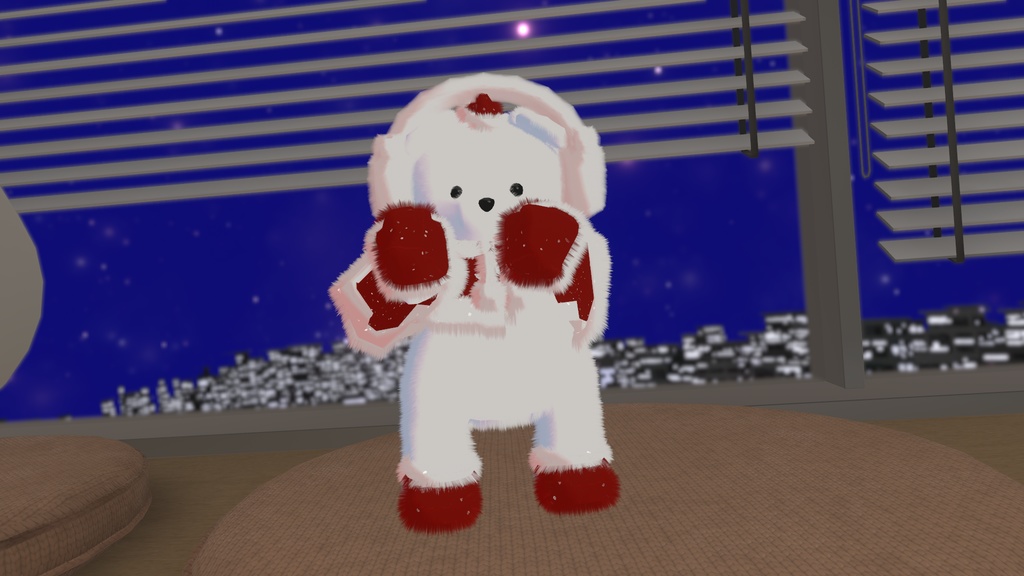 くまちゃん用サンタ服