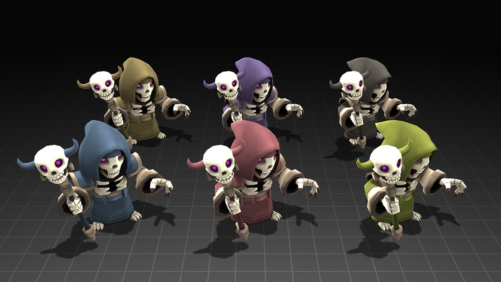 Poly HP - SkeletonMage