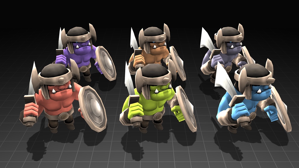 Poly HP - OrcSoldier