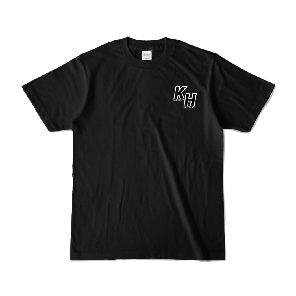 オリジナルロゴ3(ブラック)アウトラインバージョンTシャツ