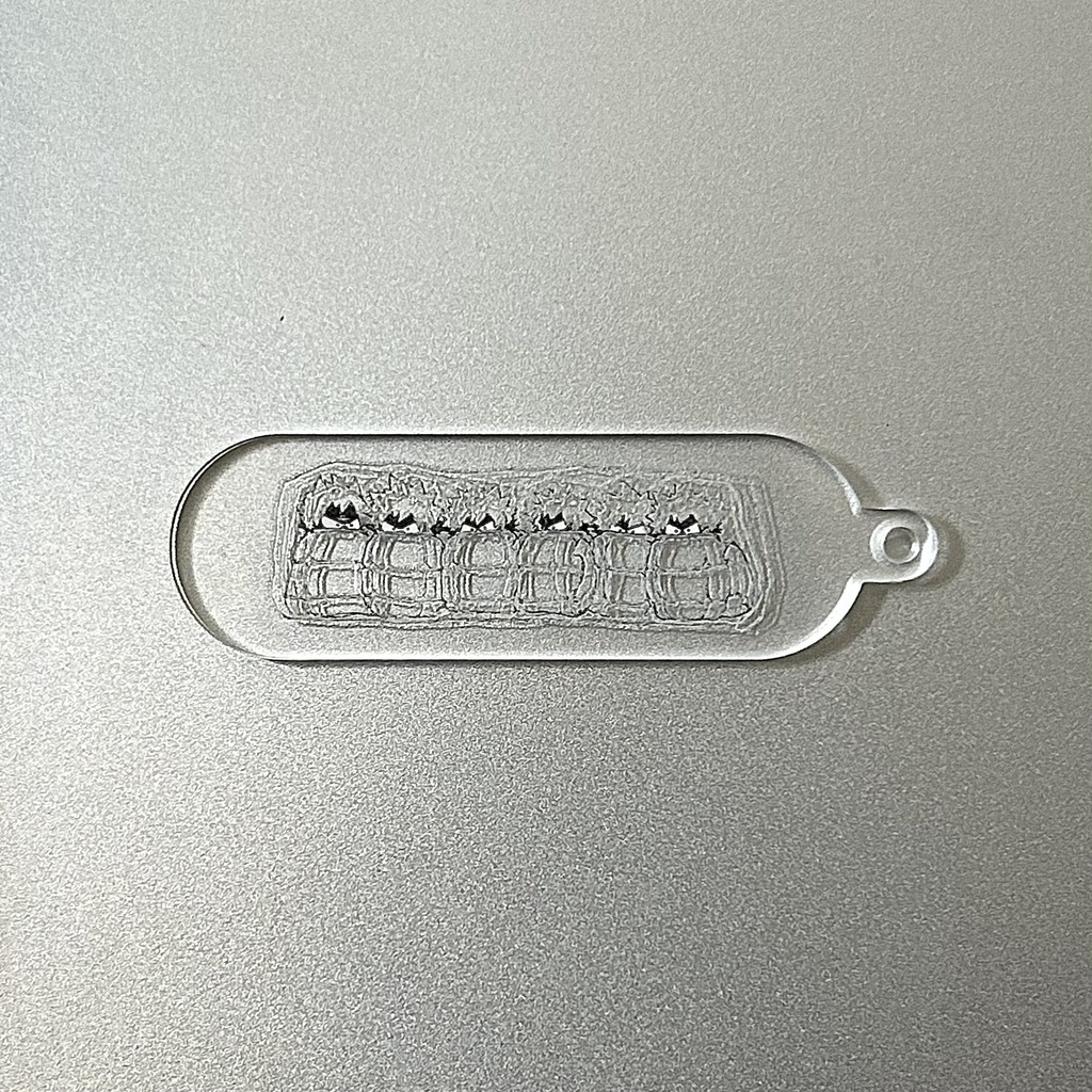 アクリルキーホルダー　だいなま