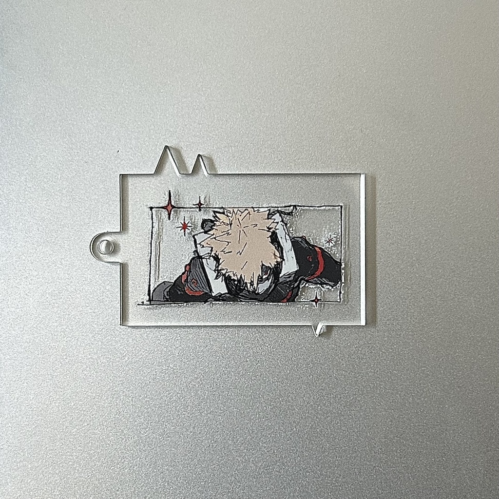 アクリルキーホルダー　ドット絵