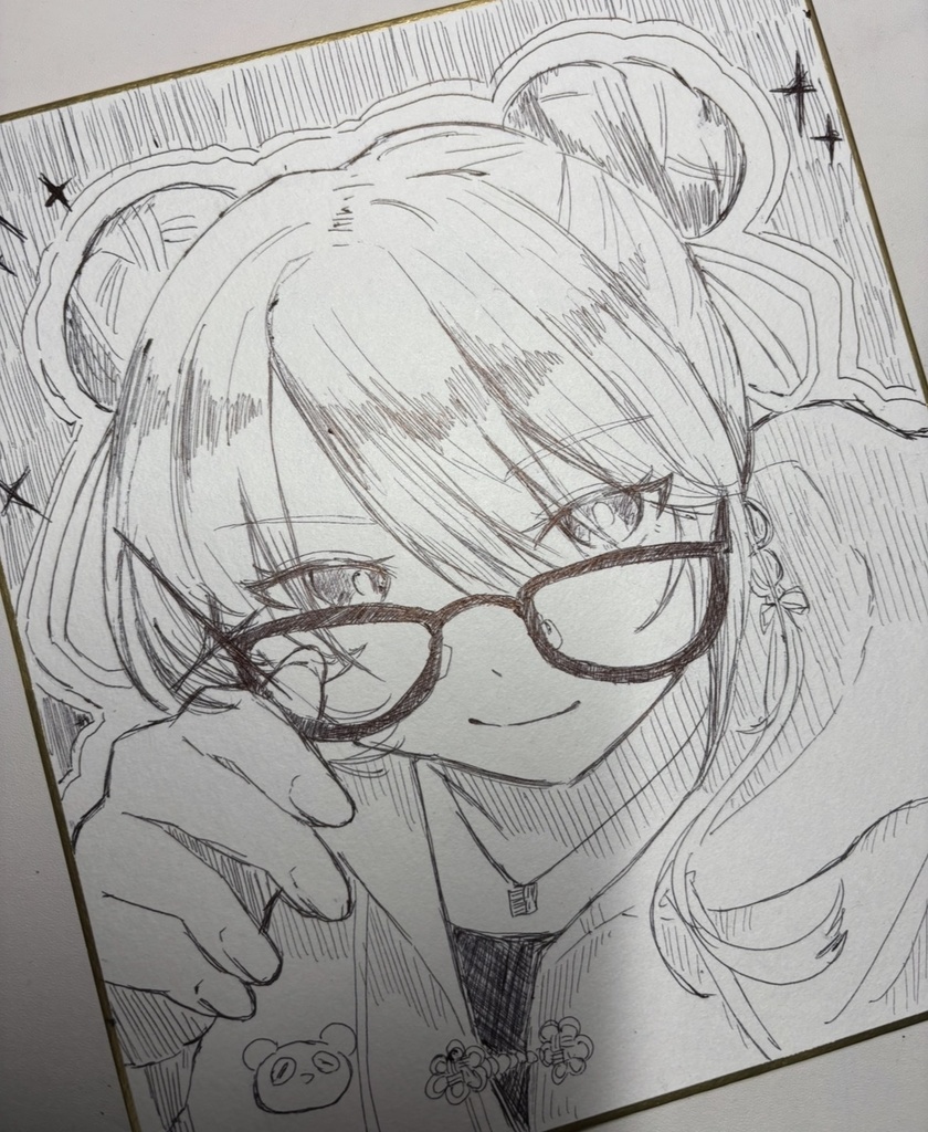 まぐの色紙