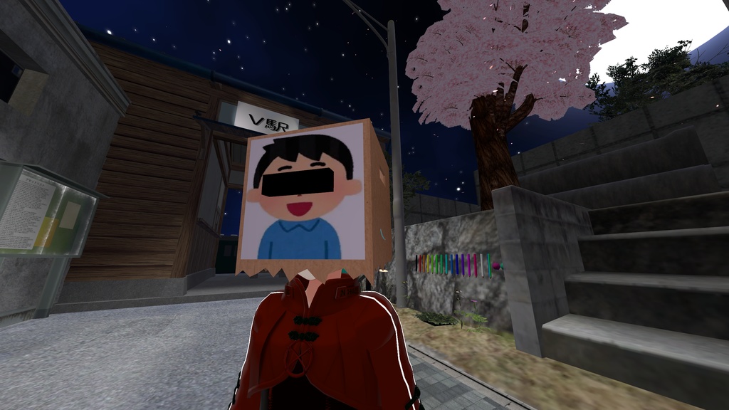 ものまね被り物（段ボール）