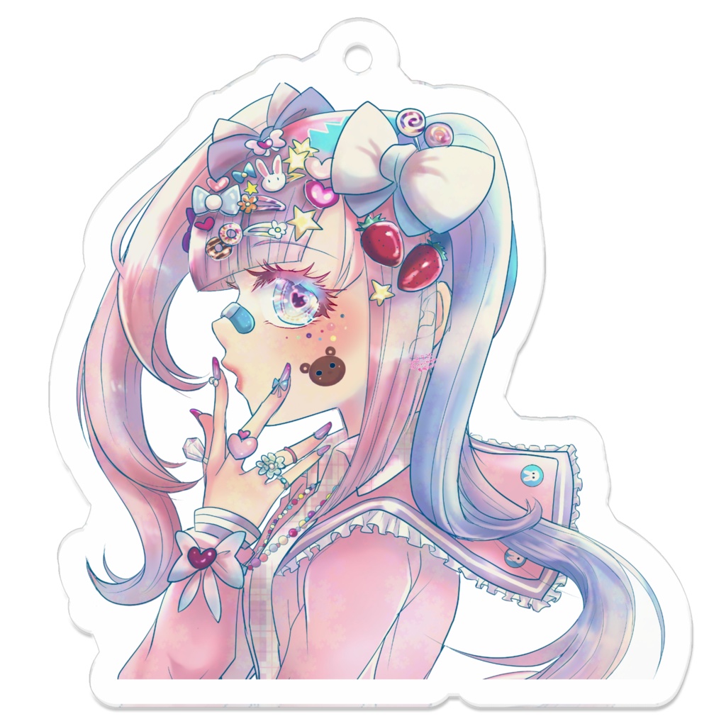 decocoちゃんアクリルキーホルダー