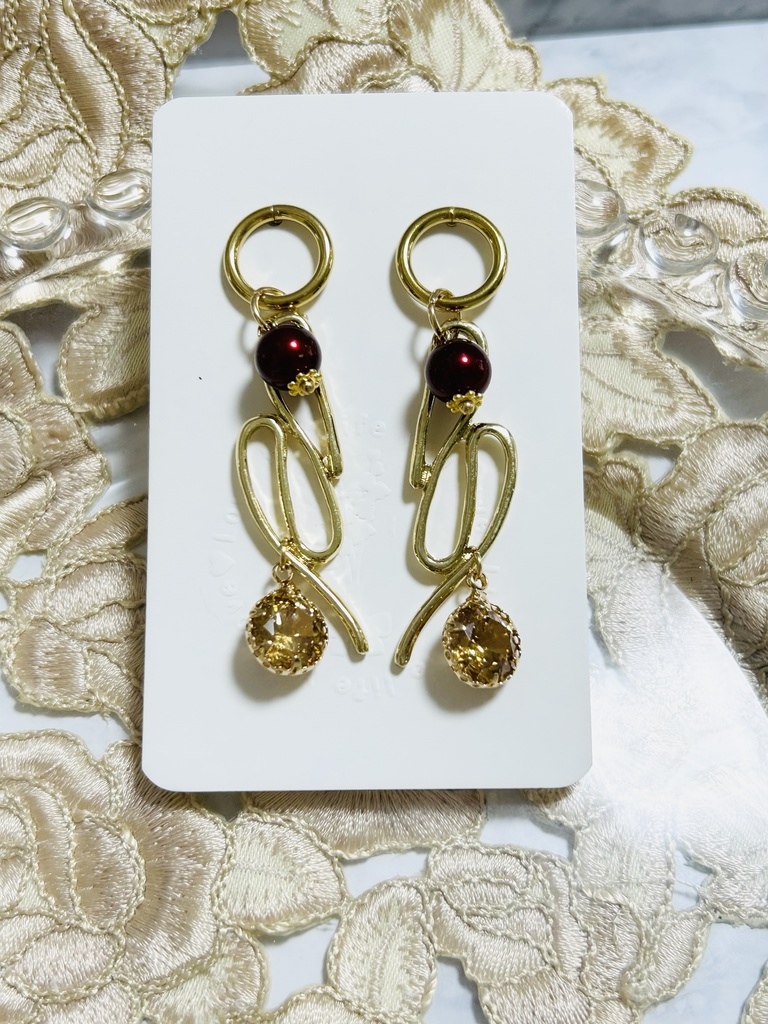 【ピアス2】🔥さんイメージカラー ゴールド