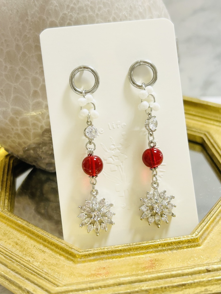 【ピアス1】🔥さんイメージカラー シルバー