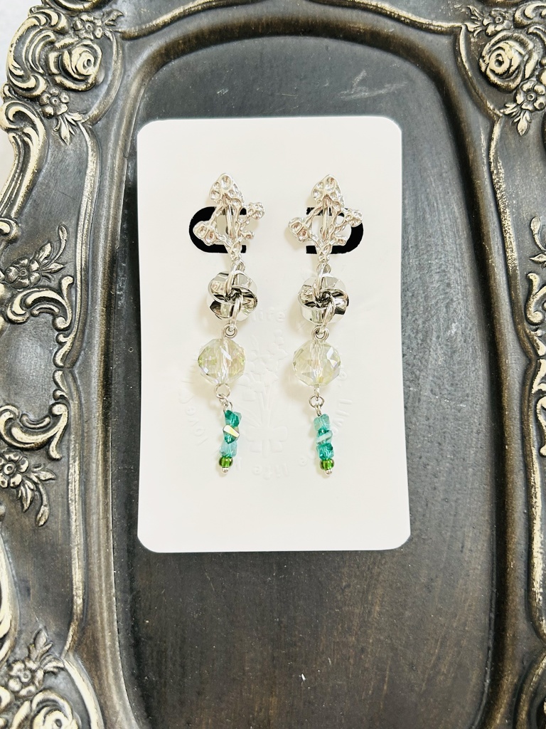 【イヤリング2】🎴ｸﾝイメージカラー シルバー