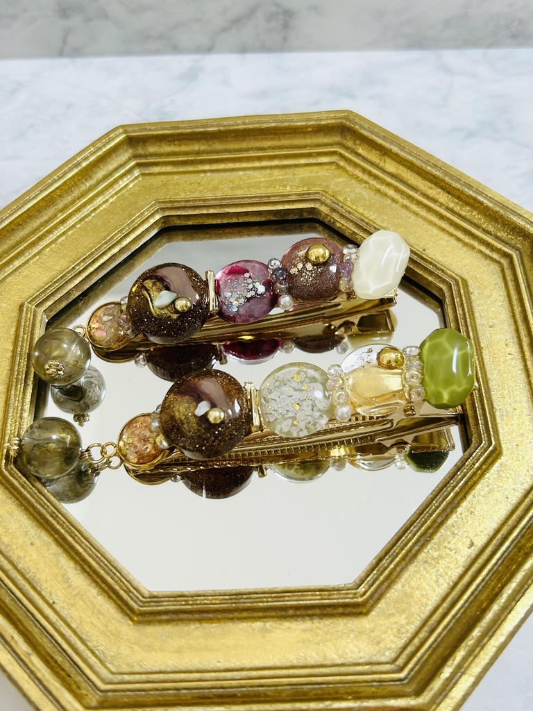 【ヘアクリップ】🔥、🎴イメージカラー