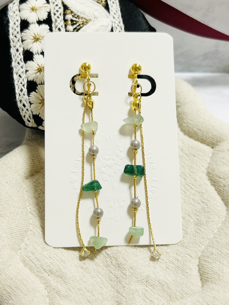 【イヤリング4】🎴ｸﾝイメージカラー ゴールド