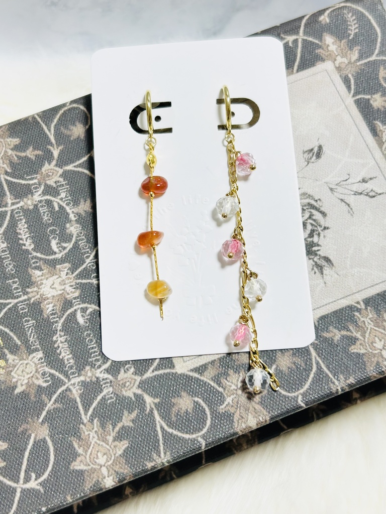 【イヤリング2】🔥さんイメージカラー ゴールド