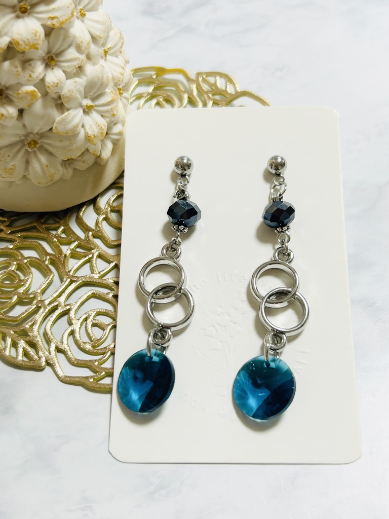 【ピアス】🌊さんイメージカラー シルバー