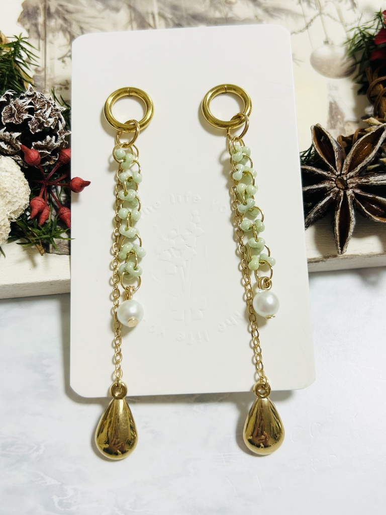 【ピアス2】🎴ｸﾝイメージカラー ゴールド