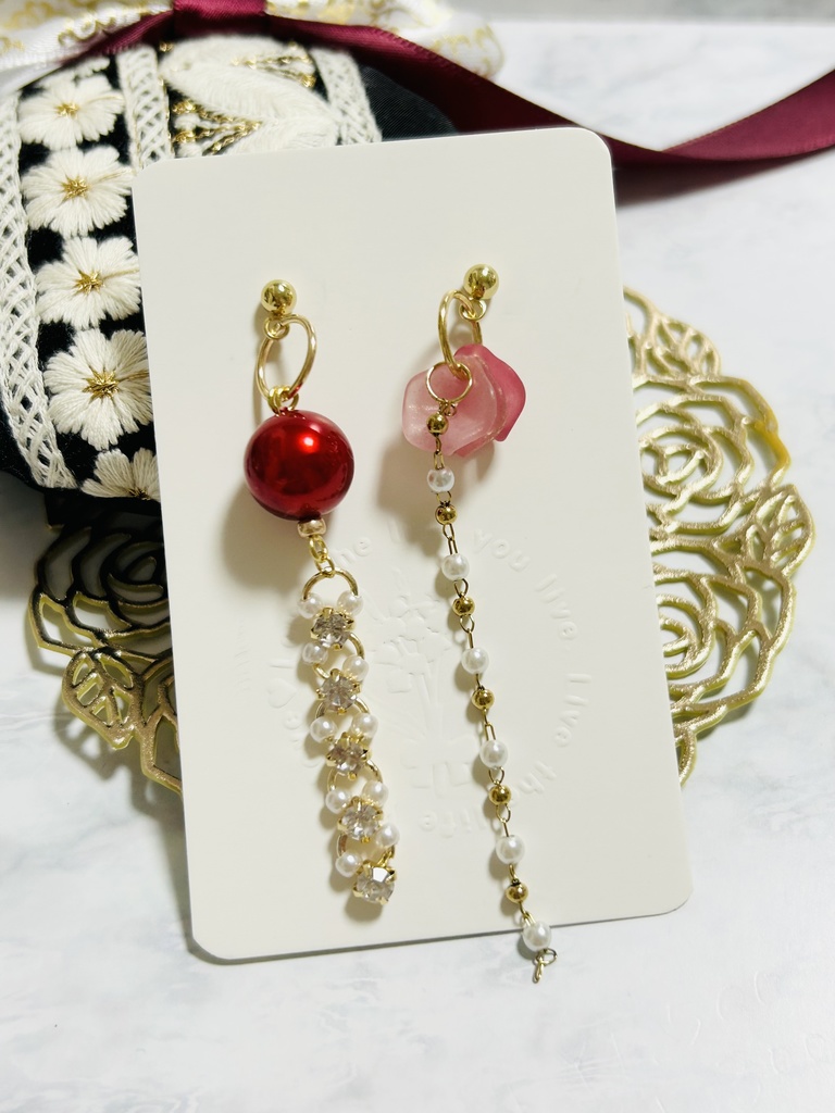 【ピアス3】🔥さんイメージカラー ゴールド