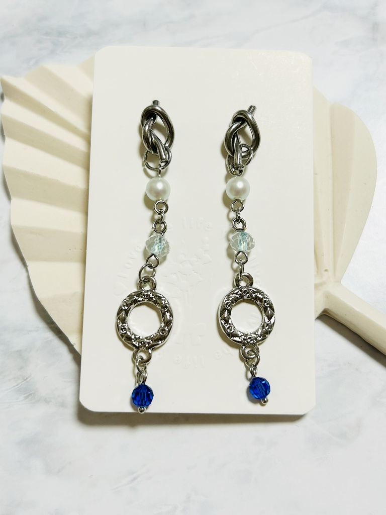 【ピアス】🌊さんイメージカラー シルバー