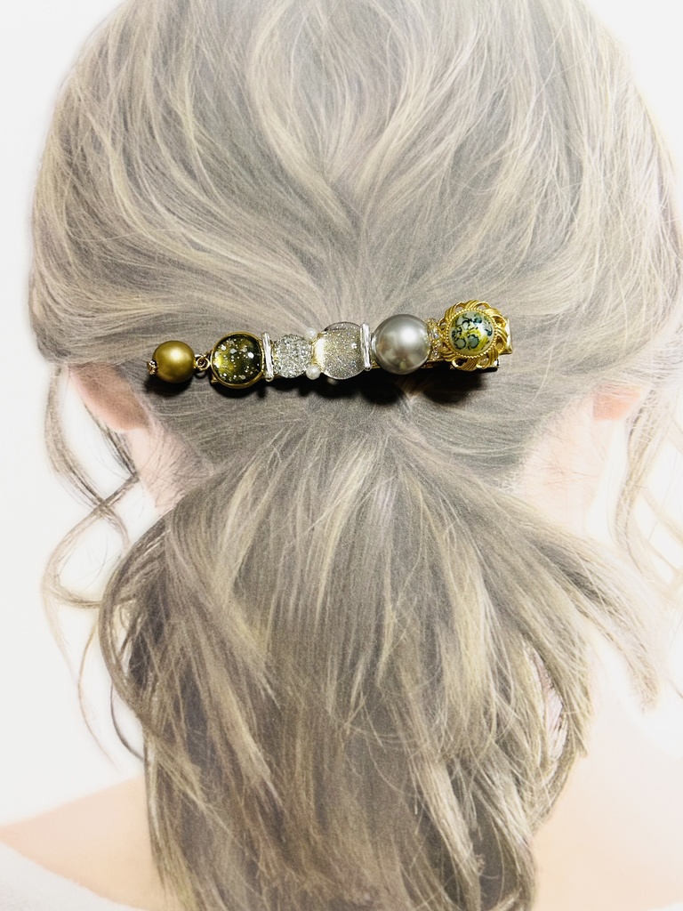 【ヘアクリップ】🔥、🎴、🌊、🦋イメージカラー