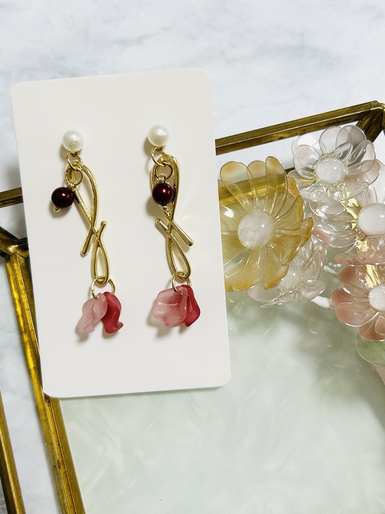 【ピアス2】🔥さんイメージカラー ゴールド