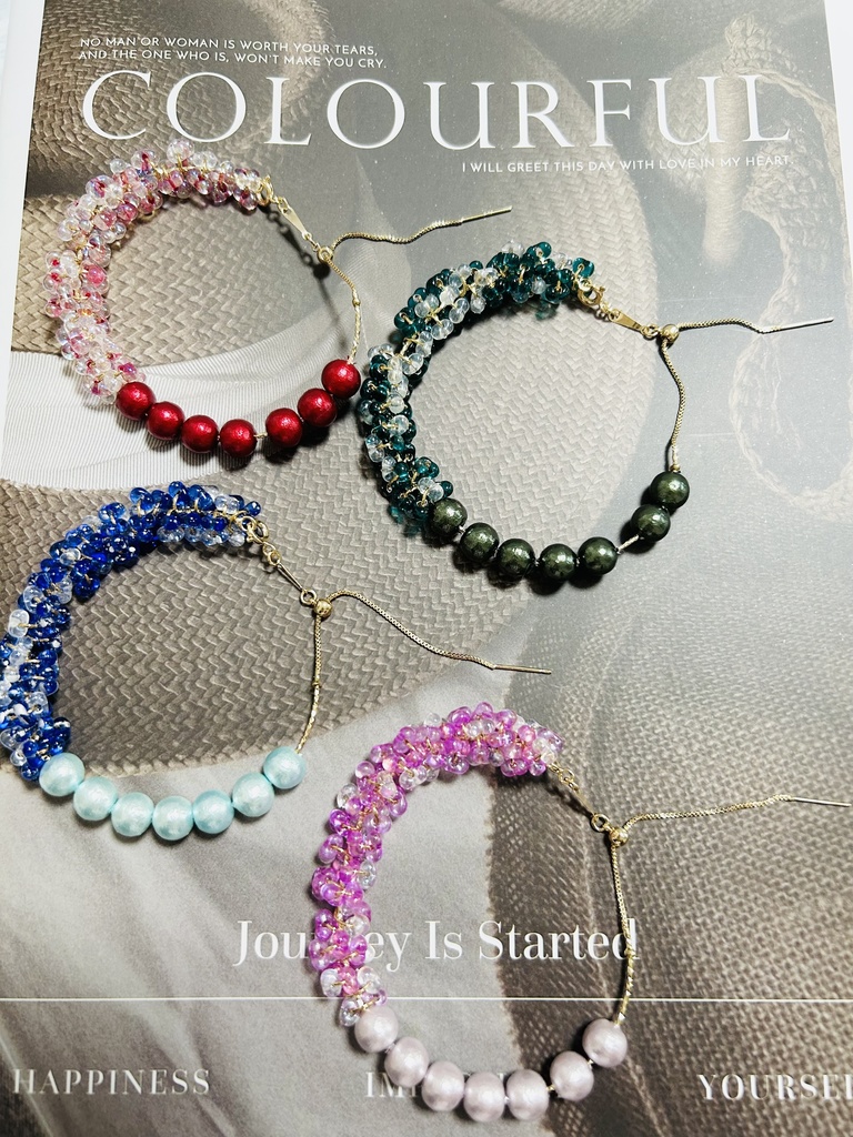 【ブレスレット】🔥、🎴、🌊、🦋イメージカラー