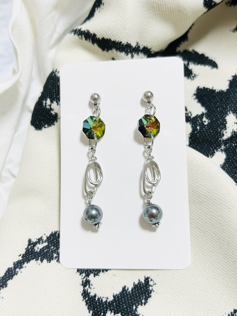 【ピアス2】🎴イメージカラー シルバー