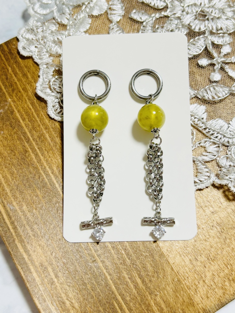 【ピアス1】🎴イメージカラー シルバー