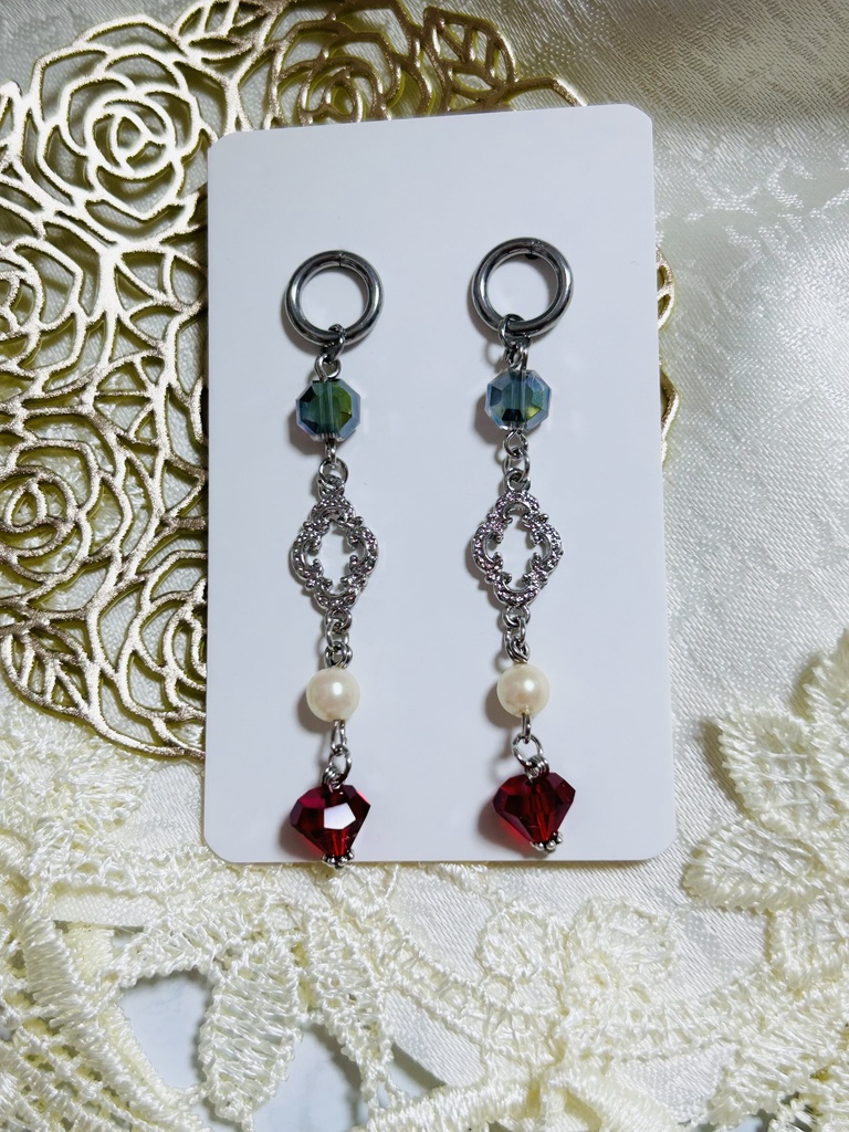 【ピアス1】🔥さんイメージカラー シルバー