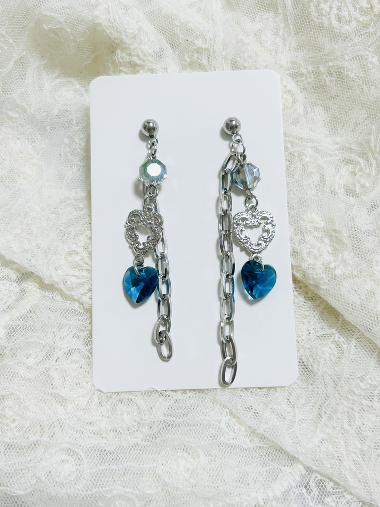 【ピアス3】🌊さんイメージカラー シルバー