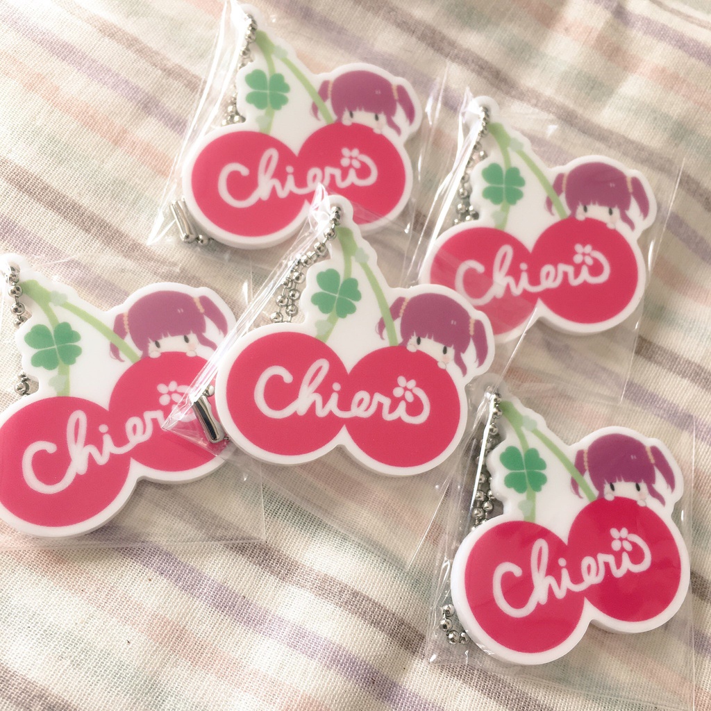 ちえりcherryキーホルダー