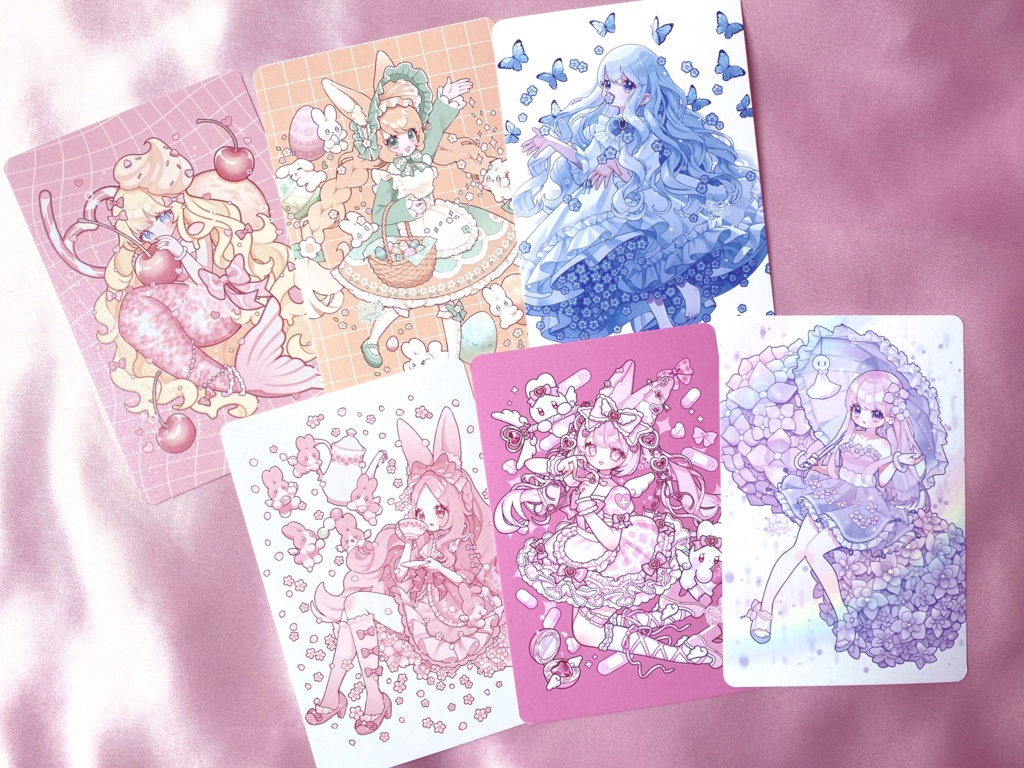 きらきらポストカード(全6種)