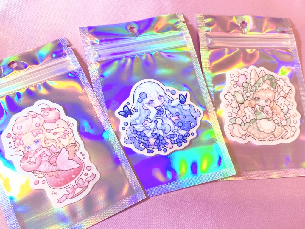 高耐候クリアステッカー(耐水/全3種)