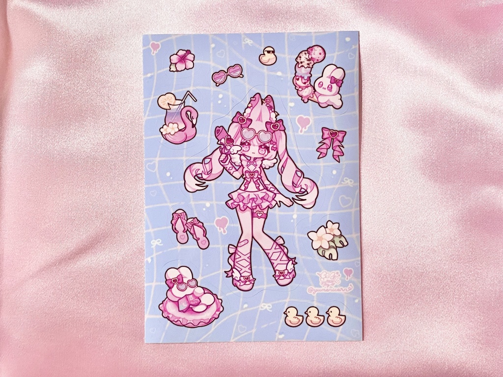 高耐候つめこみステッカー👙