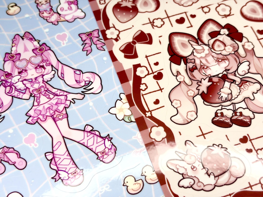 ハーフカットステッカー(耐水/全2種)