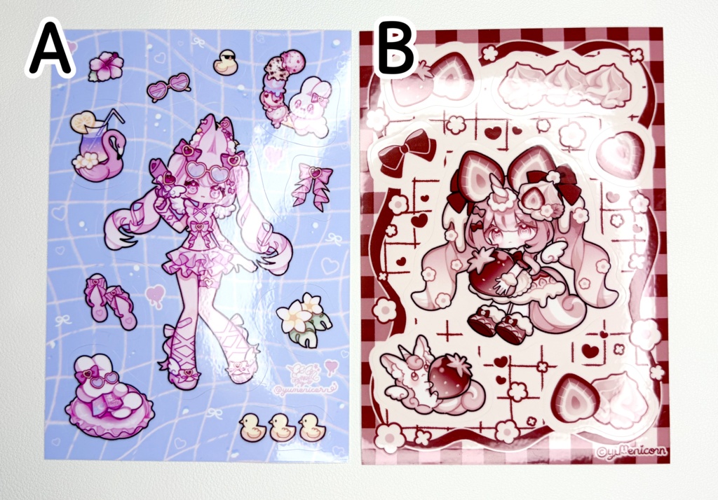 ハーフカットステッカー(耐水/全2種)