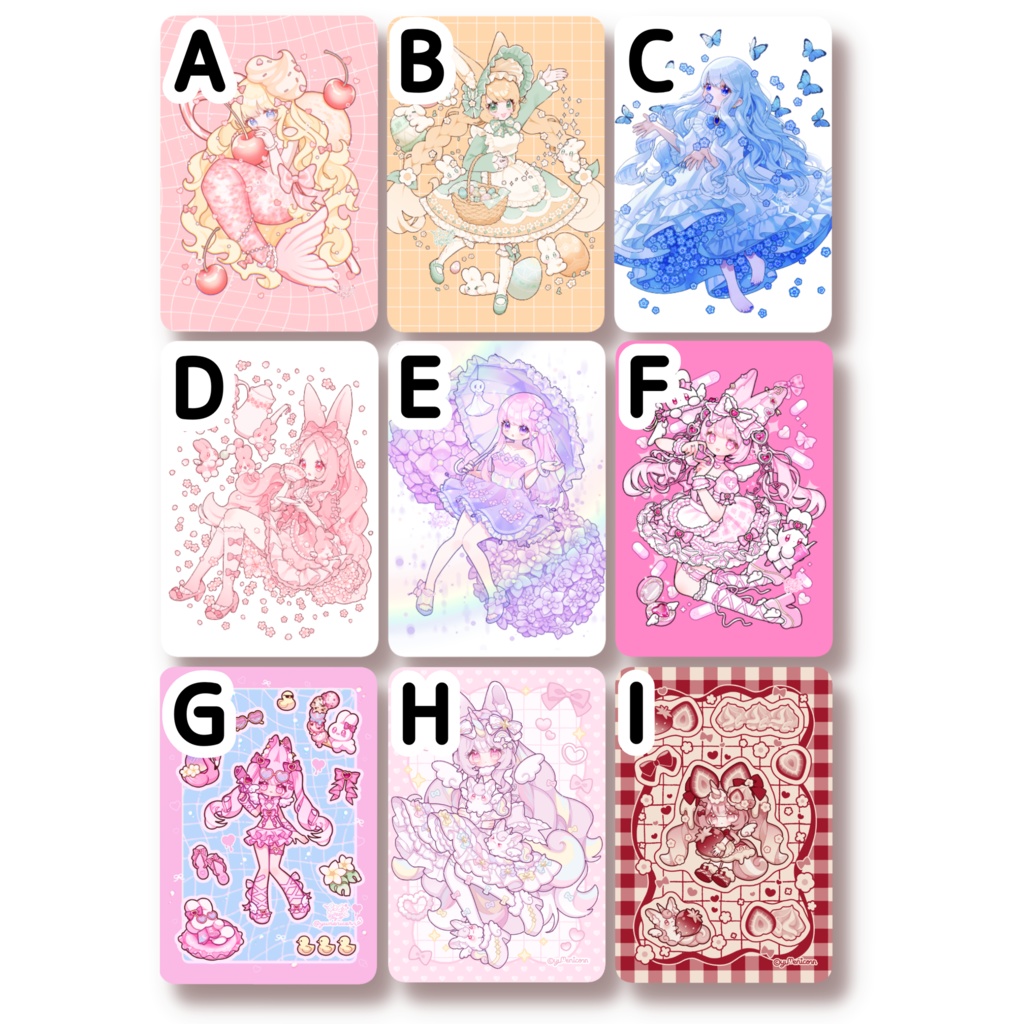 きらきらポストカード(全9種)