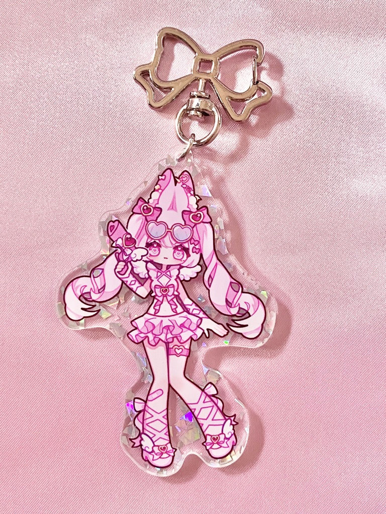 きらきら片面アクリルキーホルダー(メタルフレーク/全1種)