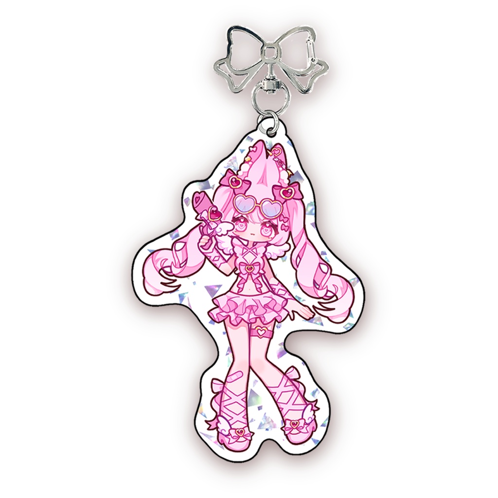 きらきら片面アクリルキーホルダー(メタルフレーク／全１種)