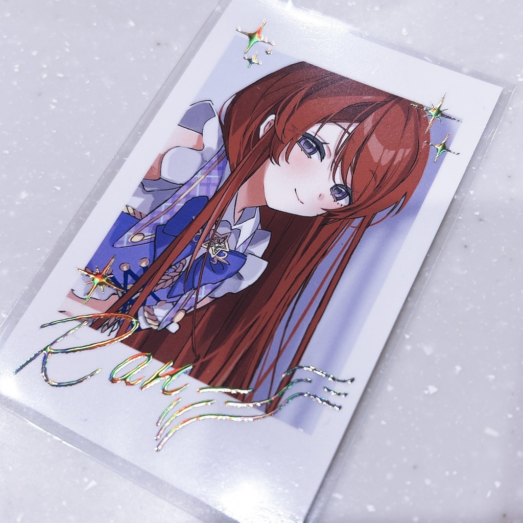 チェキ風カード 蘭単体