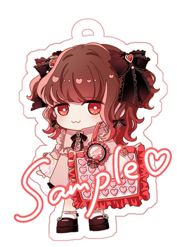 【レッドver.】♥︎痛バ女子アクキー♥︎