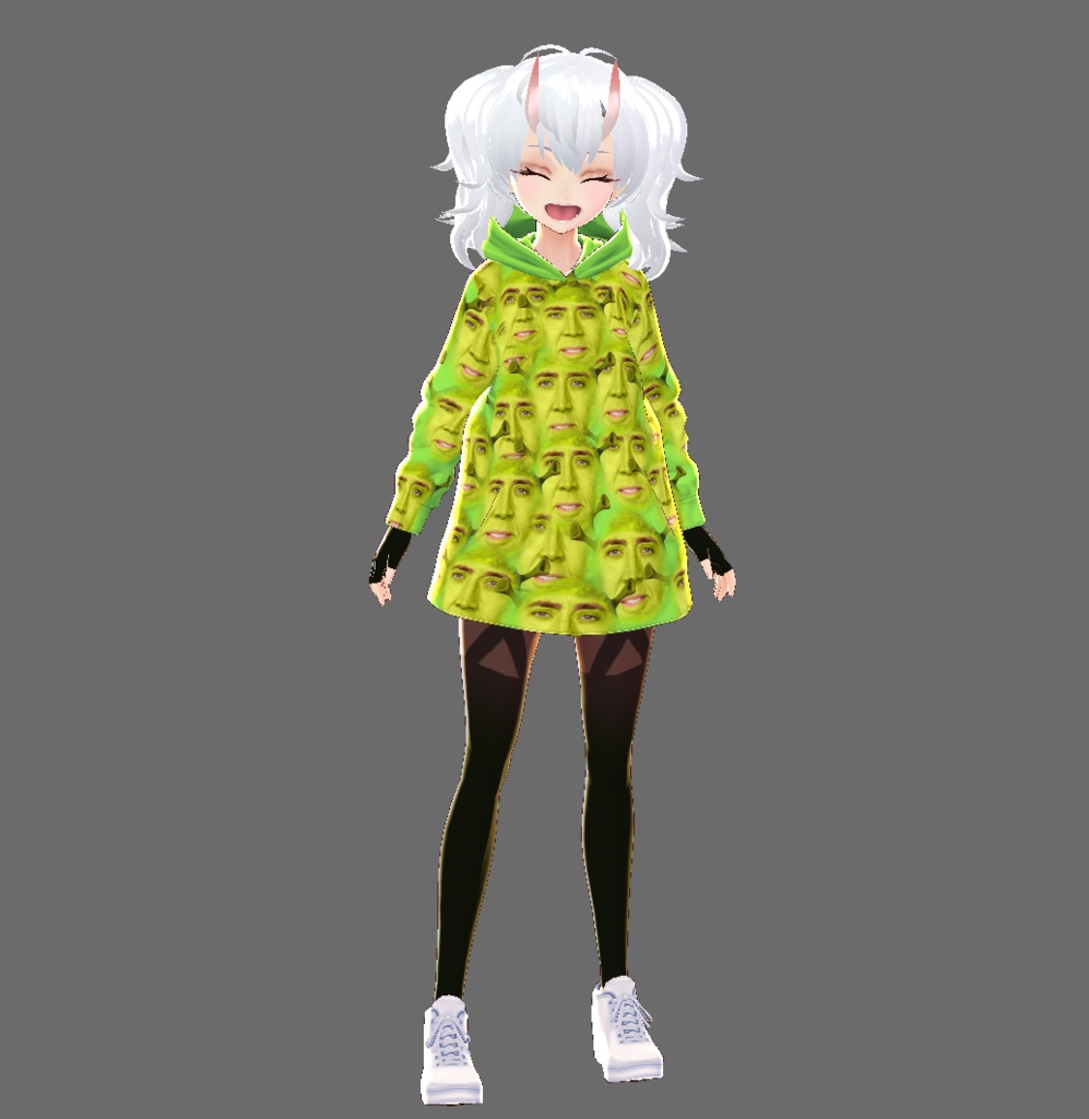 VRoid Shrek-Cage Hoodie