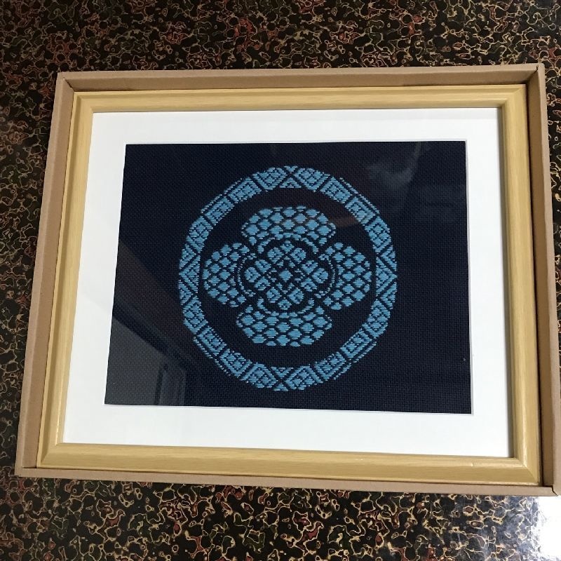 家紋のこぎん刺し(家紋をご指定下さい)