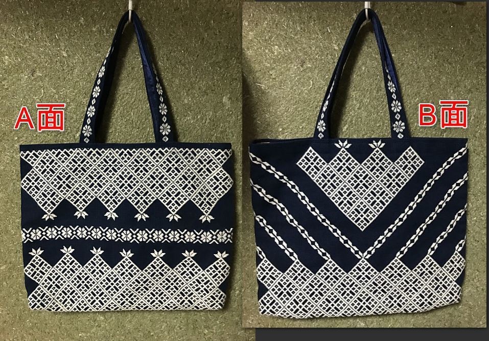 こぎん刺しトートバック