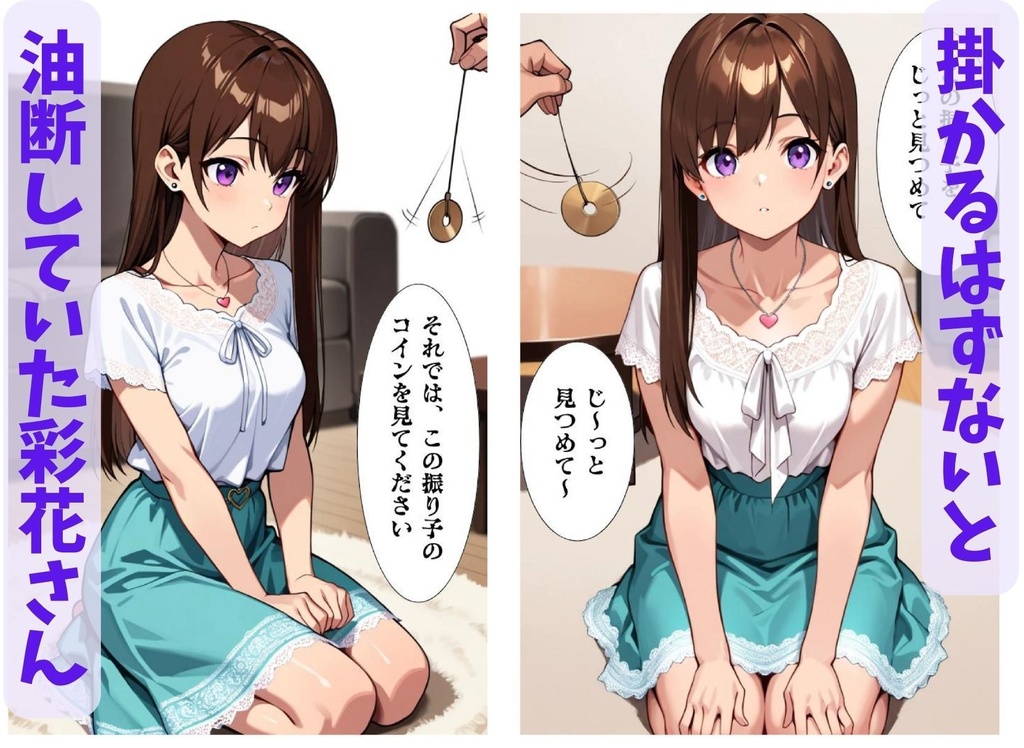 彩花さんと催眠術ごっこ1(無料版)