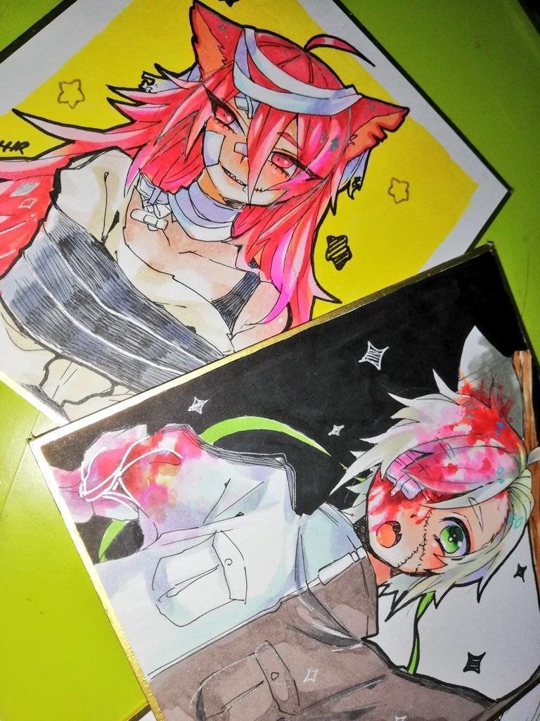 セミオーダー原画(色紙)