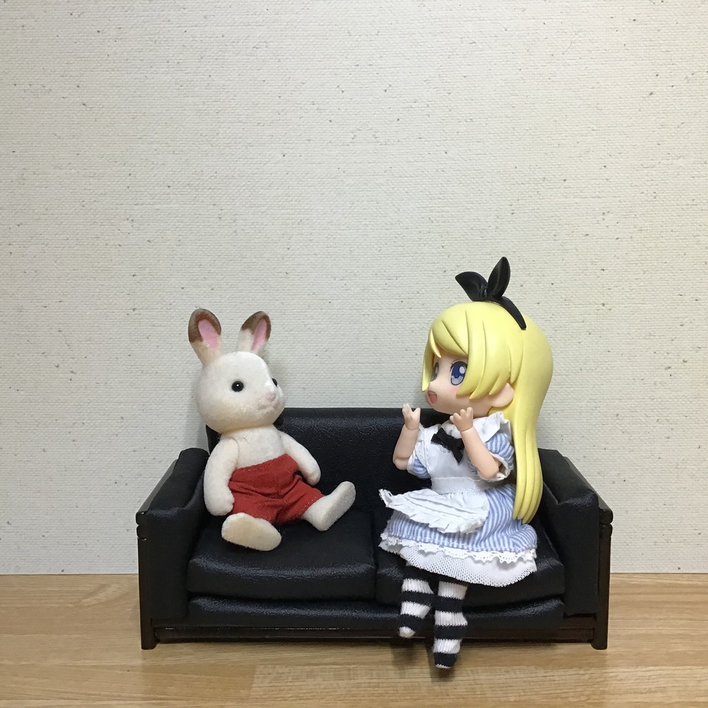 ミニチュアソファ ドール ぬいぐるみ