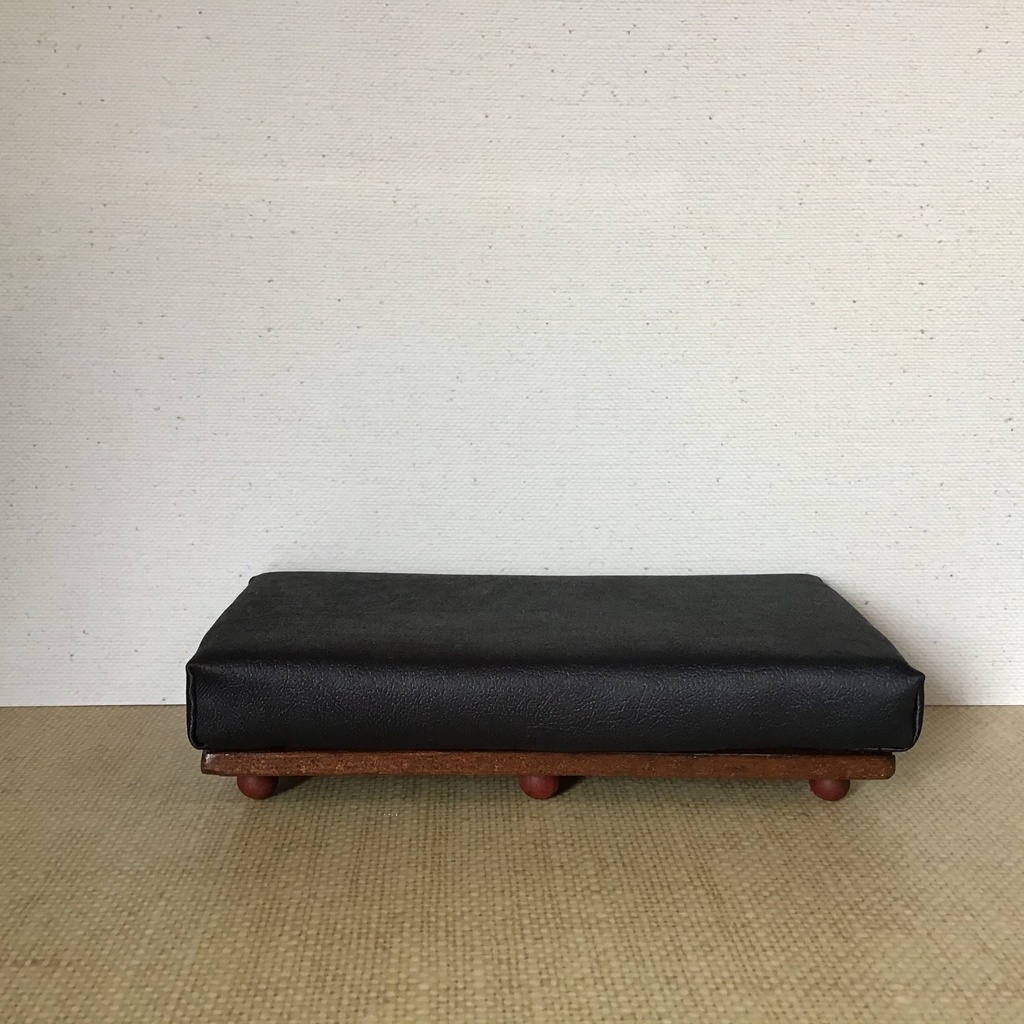 1/12 脚付きマットレス シングルサイズ ソファ ベッド ドール