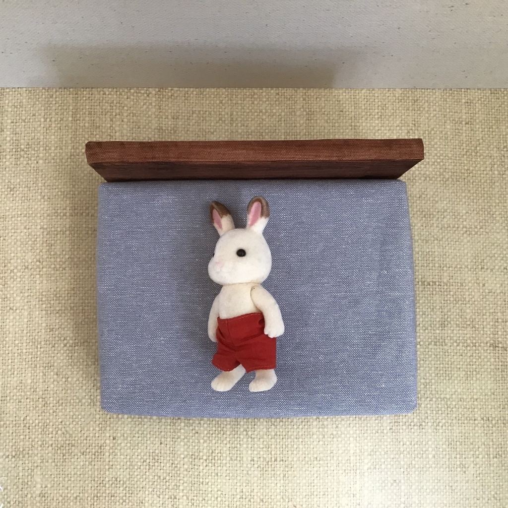 ドール用 ソファベッド(1/12 ダブルサイズ) ミニチュア家具