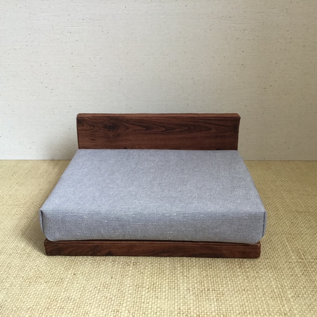ドール用 ソファベッド(1/12 ダブルサイズ) ミニチュア家具