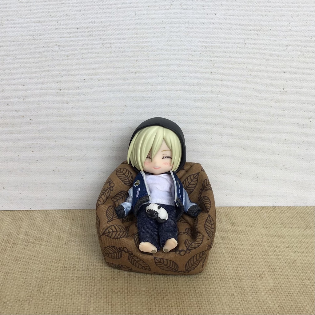 ドール用 座れる ビーズクッション ソファ