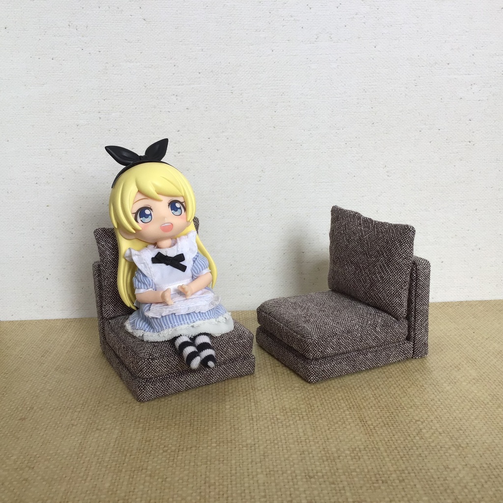 ドール用 ローソファ 座椅子