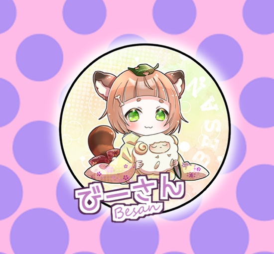 推しガチャ百V繚乱 vol.1　びーさん缶バッジ